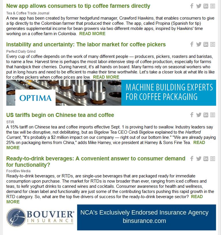 National Coffee Association USA > Your Coffee Business > Coffee